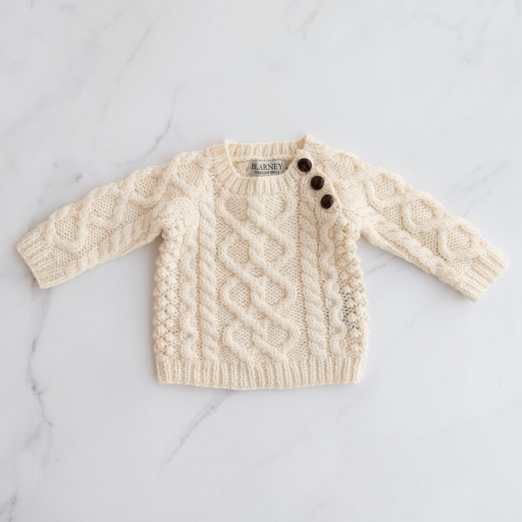 Blarney Aran Knit Jumper (3-6M)