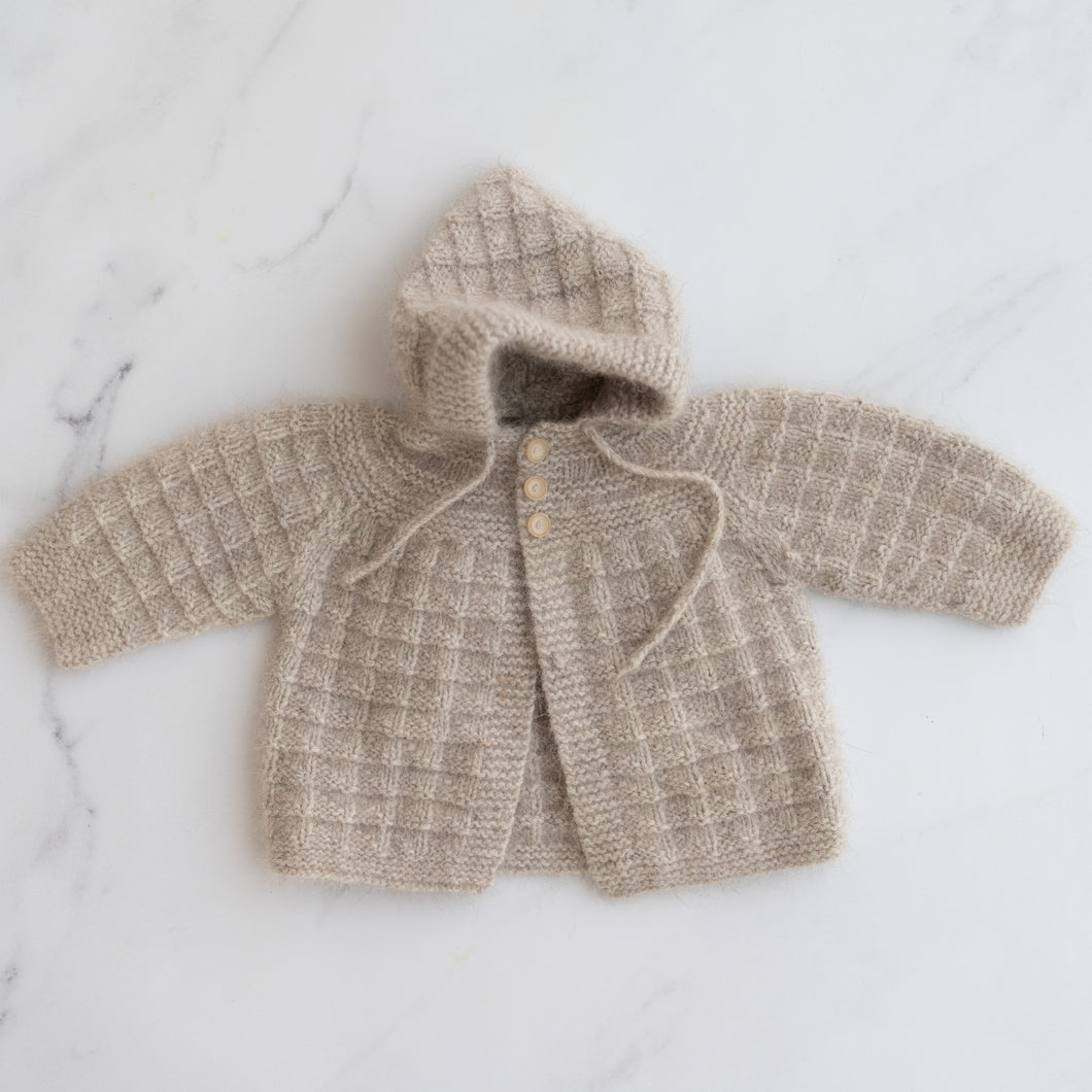 Gorgeous Grey Hoodied Knit Cardigan (6-12M)
