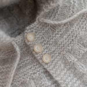Gorgeous Grey Hoodied Knit Cardigan (6-12M)