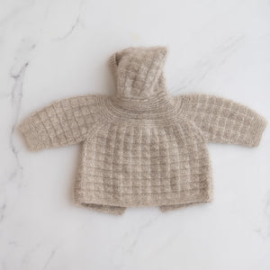 Gorgeous Grey Hoodied Knit Cardigan (6-12M)