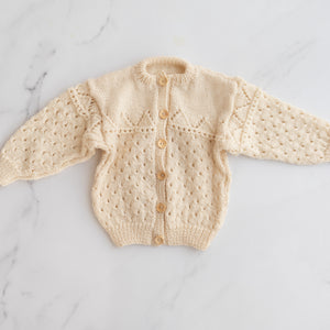 Classic Cream Knit Cardigan (2-3Y)