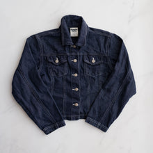 Load image into Gallery viewer, Vintage Pumpkin Patch Glitter Denim Jacket (8-10Y)
