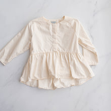 Load image into Gallery viewer, Cos Cream Peplum Top (2-4Y)
