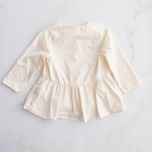 Load image into Gallery viewer, Cos Cream Peplum Top (2-4Y)
