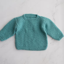 Load image into Gallery viewer, Teal Chunky Slouch Knit Jumper (2-4Y)
