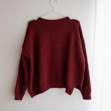 Load image into Gallery viewer, Olive Maroon Speckle Wool Jumper (10-14)
