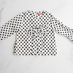 Trelise Spotty Bow Blouse (4-5Y)
