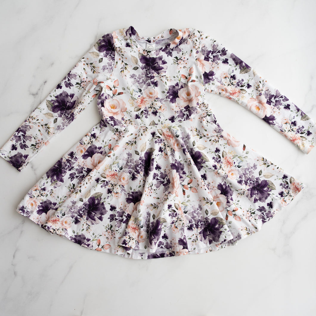 Skye Violet Handmade Dress (6Y)