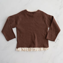 Load image into Gallery viewer, Zara Chocolate Ruffle Top (5Y)
