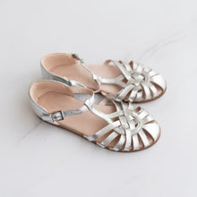 Load image into Gallery viewer, Next Silver Sandals (UK Y1)
