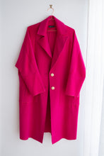 Load image into Gallery viewer, David Pond Fuschia Wool Coat (10-16)
