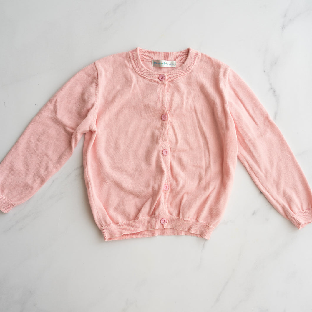 Pink Classic Cardigan (5-6Y)