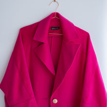 Load image into Gallery viewer, David Pond Fuschia Wool Coat (10-16)
