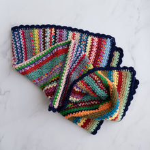 Load image into Gallery viewer, Technicolour Dream Crochet Blanket
