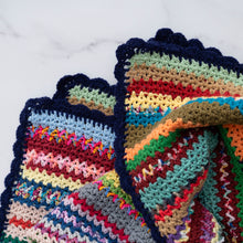 Load image into Gallery viewer, Technicolour Dream Crochet Blanket
