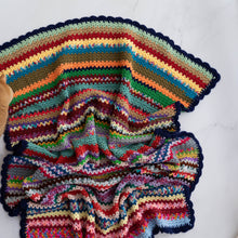 Load image into Gallery viewer, Technicolour Dream Crochet Blanket
