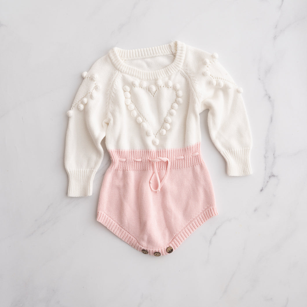Sweet Heart Romper (12-18M)