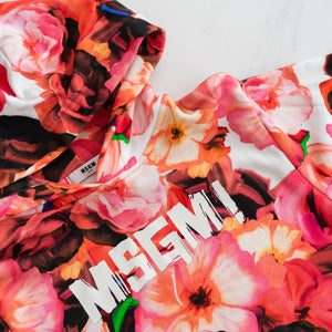 MSGM Floral Hooded T-Shirt (9-10Y)