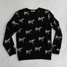 Load image into Gallery viewer, MSGM Black with White Jumper (12-14Y)
