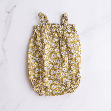 Load image into Gallery viewer, Mustard Floral Romper (6-12M)
