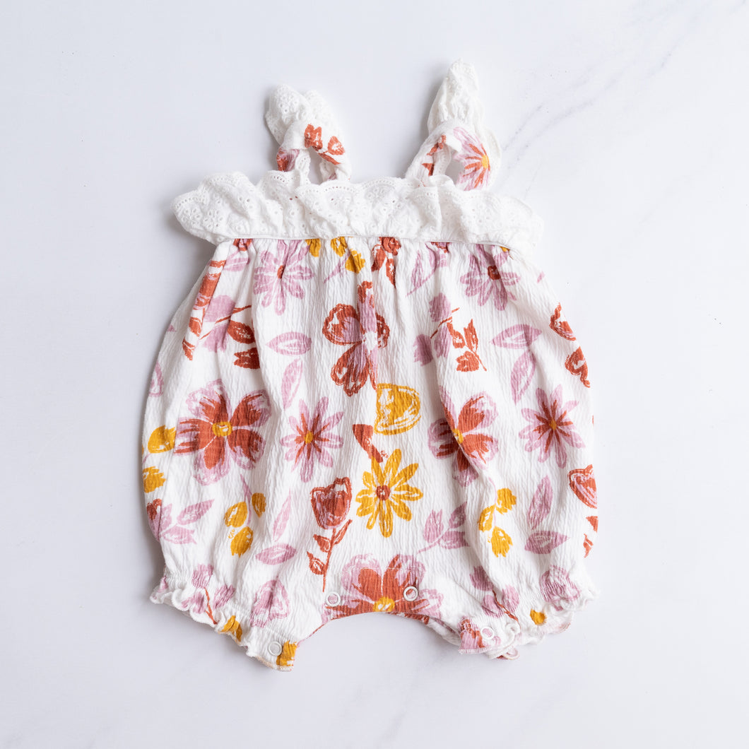Floral Romper (3-6M)