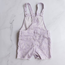 Load image into Gallery viewer, Lilac Flower Shortalls (7Y)
