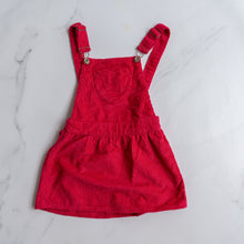 Load image into Gallery viewer, Hot Pink Heart Cord Dress (4-5Y)
