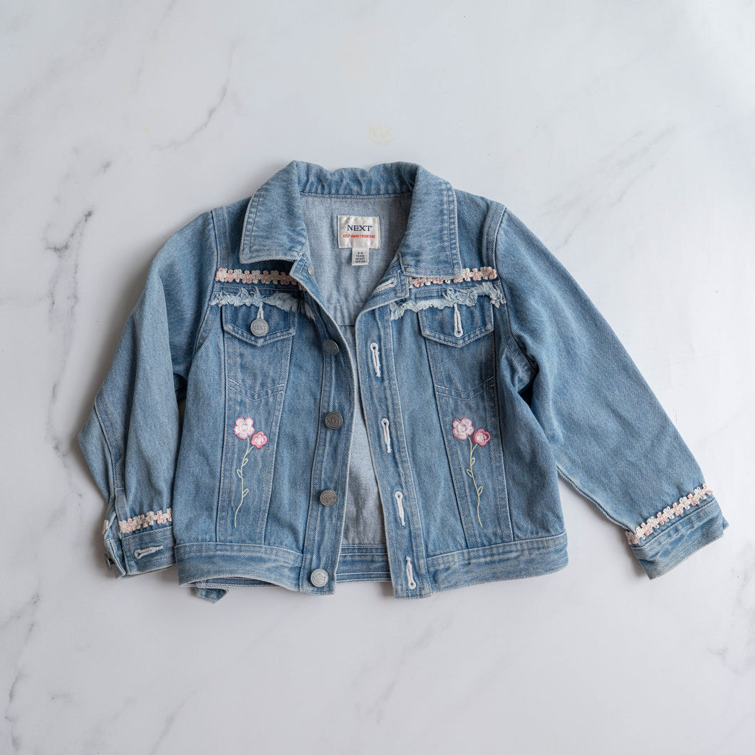 Vintage Next Embroidered Denim Jacket (3-4Y)