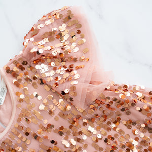 H&M Copper Sequin Dress (8-9Y)