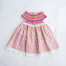 Load image into Gallery viewer, Crochet Floral Dress (2Y)
