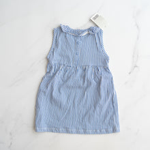 Load image into Gallery viewer, Pinstriped Smocked Dress (3-4Y)
