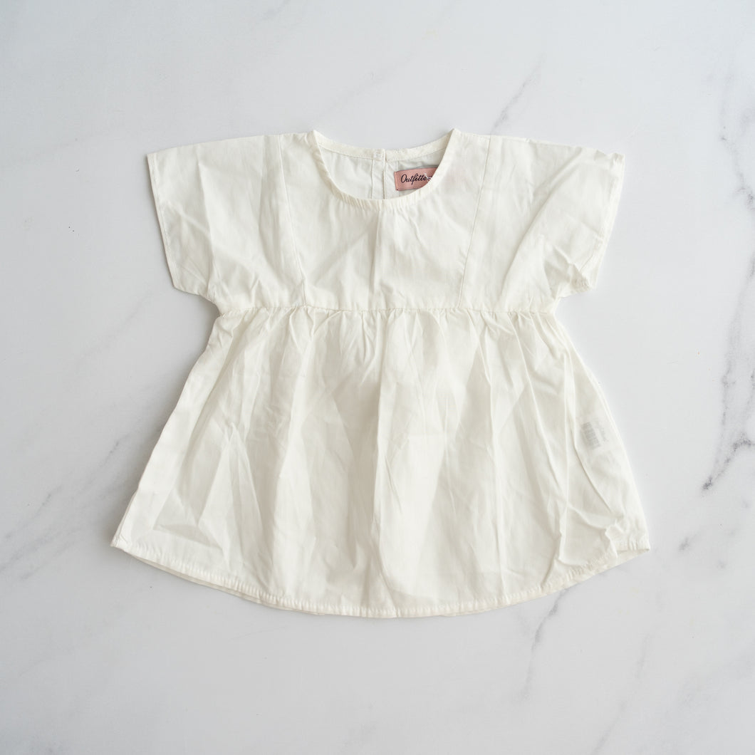 Classic White Dress/Top (3M-1Y)
