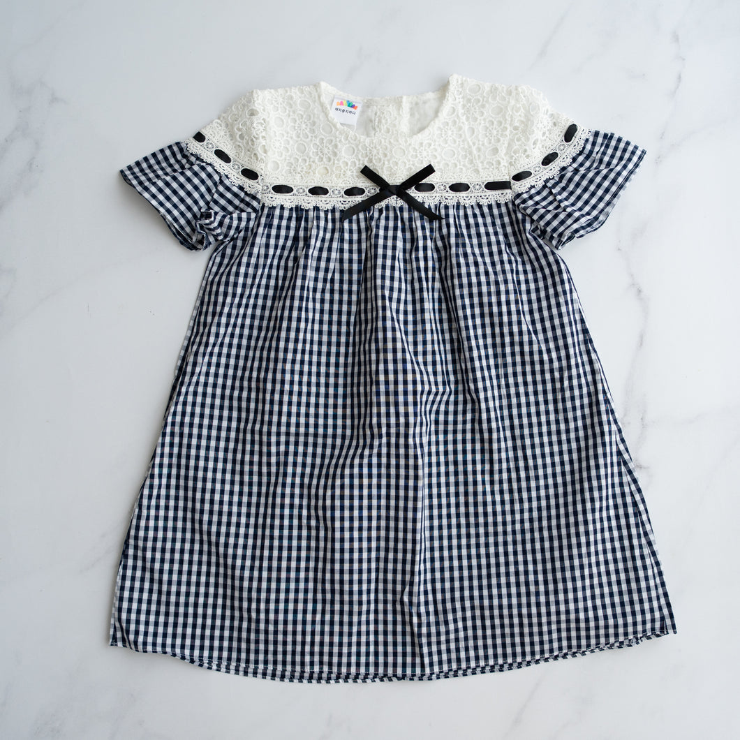 Gingham & Lace Dress (5-6Y)