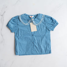 Load image into Gallery viewer, Blue Collared Blouse (2-3Y)
