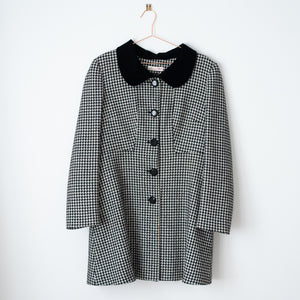 Alannah Hill Houndstooth Wool Coat (14-16)