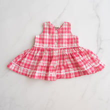 Load image into Gallery viewer, Vintage Pumpkin Patch Check Dress/Top Set (6M-3Y)
