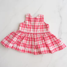 Load image into Gallery viewer, Vintage Pumpkin Patch Check Dress/Top Set (6M-3Y)

