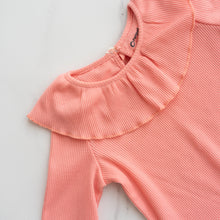 Load image into Gallery viewer, Pink Ribbed Top (6-9M)
